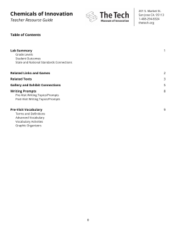 Chemicals of Innovation