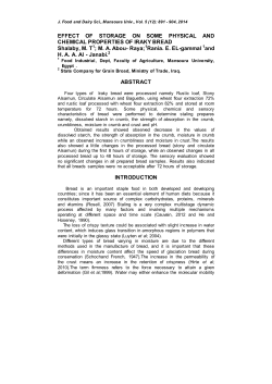 Effect of storage on some physical and chemical properties of Iraky
