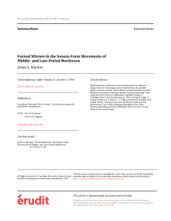 Formal Mixture in the Sonata-Form Movements of Middle