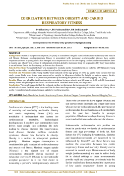 correlation between obesity and cardio respiratory fitness