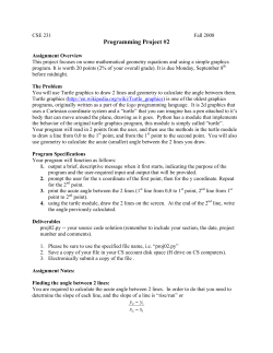 Programming Project #2