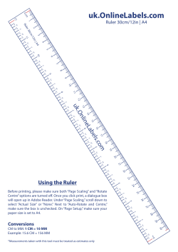 printable ruler - Online Labels UK
