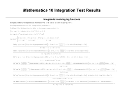Log - UWO Applied Math