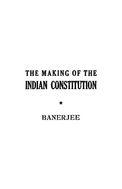 INDIAN CONSTITUTION