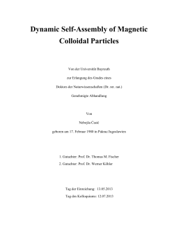 Dynamic Self-Assembly of Magnetic Colloidal Particles