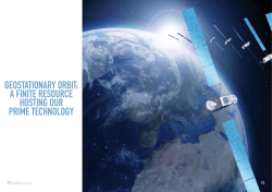 GEOSTATIONARY ORBIT: A FINITE RESOURCE HOSTING OUR
