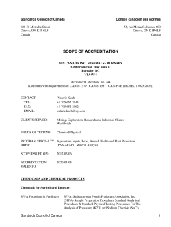 English - accredited laboratories