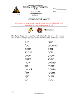 Compound Words