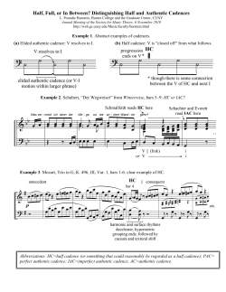 Half, Full, or In Between? Distinguishing Half and Authentic Cadences