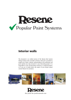 Painting Interior Walls