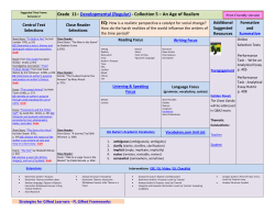 Reading Process - Collier County Public Schools