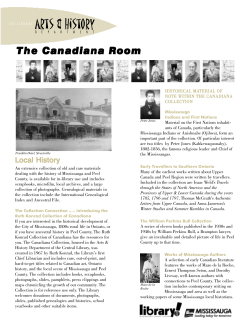 Canadiana Room.4a - City of Mississauga