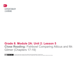 Grade 8 ELA Module 2A, Unit 2, Lesson 5