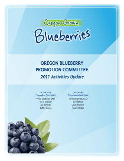 Oregon Grown - Oregon Blueberry Commission