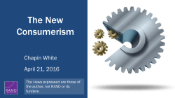 The New Consumerism - Healthcare Value Hub