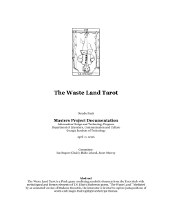 The Waste Land Tarot