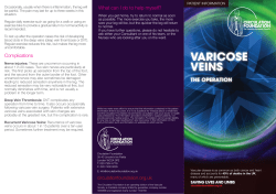 varicose veins - Northampton General Hospital NHS Trust