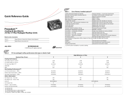 Precedent Cooling and Gas/Electric 3