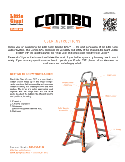 GETTING TO KNOW YOUR LADDER