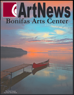 Art News - Bonifas Arts Center