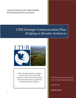 LTER Strategic Communication Plan
