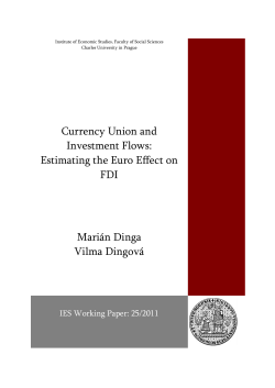 Currency Union and Investment Flows: Estimating the Euro Effect on