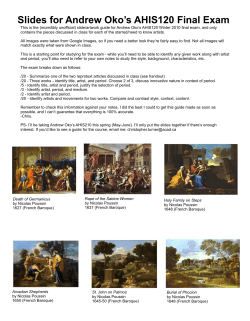 AHIS 120 Final Exam Guide