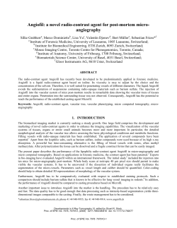 Angiofil: a novel radio-contrast agent for post