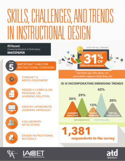 Skills, Challenges and Trends in Instructional Design