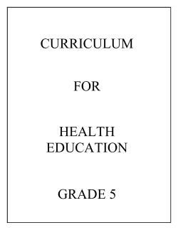 Health - Grade 5 - Rahway Public Schools