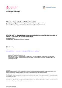 A Mapping Study on Software Artifacts Traceability