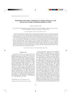 Distribution and isotopic composition of n