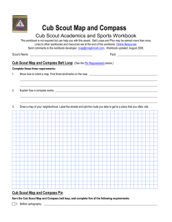 Cub Scout Map and Compass