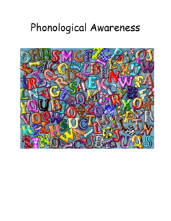 Phonological Awareness