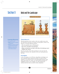 Section 9 Wind and the Landscape