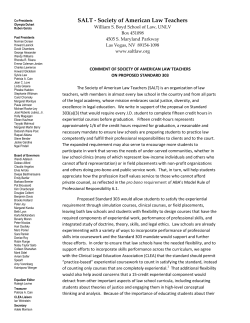 SALT - Society of American Law Teachers