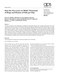 How Do You Learn to Walk? Thousands of Steps