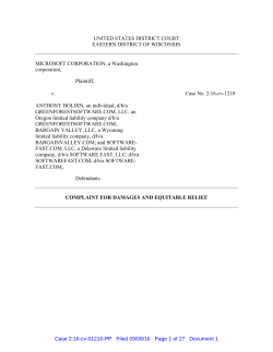 eastern district of wisconsin microsoft