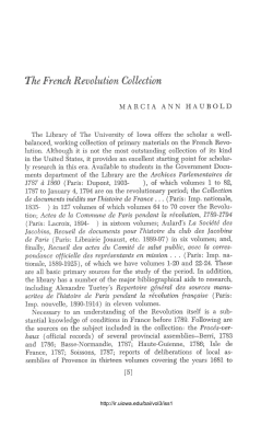 The French Revolution Collection