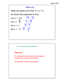 x x = -1/2 sin x = tan x =