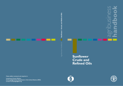 Agribusiness Handbook: Sunflower Crude and