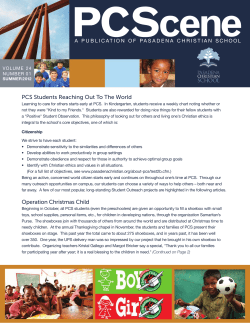 PCS Students Reaching Out To The World Operation Christmas Child