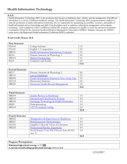 Program Curriculum Display