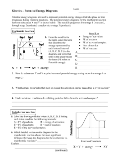 Endothermic reactions
