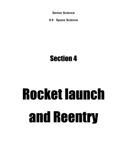 Rocket launch and Reentry