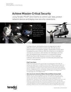 Achieve Mission-Critical Security