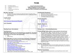 Humanity versus Inhumanity - Troup County School System