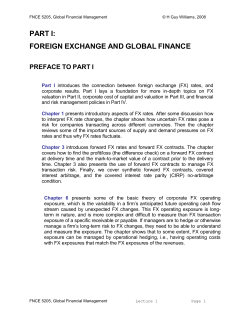 Intro to Foreign Exchange (FX)