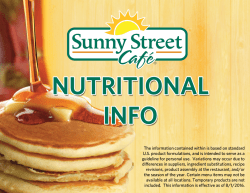 Nutritional Info