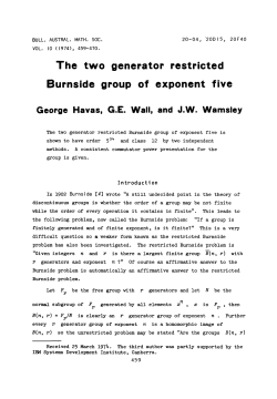 The two generator restricted Burnside group of exponent five